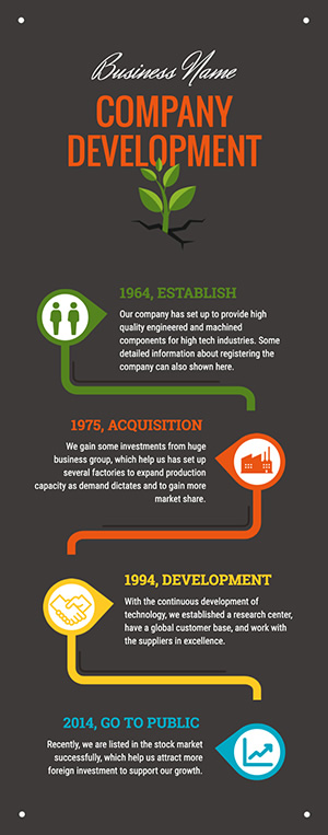 Company Development Infographic Design