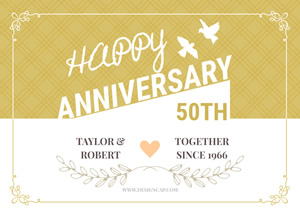 Anniversary Card design