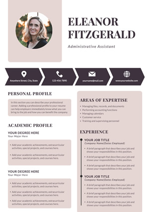 Administrative Assistant Resume design