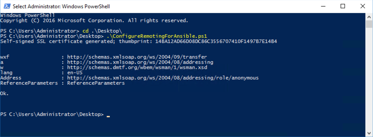 Ansible-Windows-Powershell